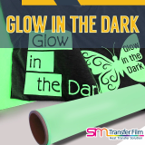 Heat Transfer Vinyl Glow in the Dark for textile